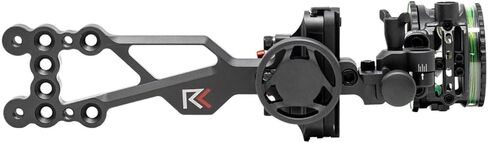 REDLINE RL-2 مشهد القوس المنزلق ذو الثلاثة دبابيس - دبابيس علوية من الألياف .019 ودبوس سفلي .010 مع تعديلات المحور الثاني والثالث وحلقة الألياف البصرية المغلقة - أسود - اليد اليمنى in Kuwait