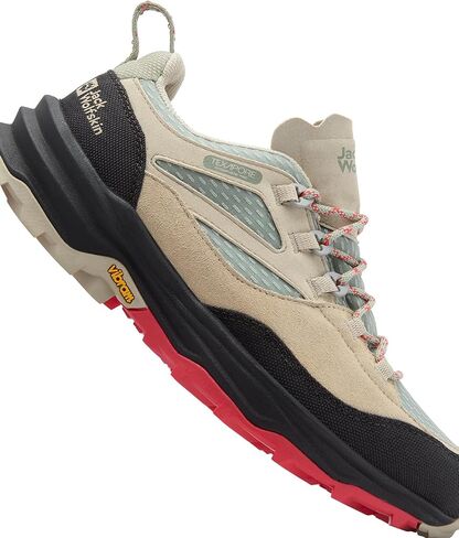 Jack Wolfskin Women's Cyrox Texapore Low W Walking Shoes, mint leaf, 8 Women in Saudi Arabia