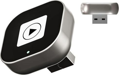 محول CarPaly وAndroid اللاسلكي - تحويل CarPlay السلكي من المصنع إلى قابس Dongle لتشغيل السيارة اللاسلكية، يعمل مع iPhone iOS 10+& Android 9+، كابلان متضمنان USB A إلى USB C & A (Y6) in Kuwait