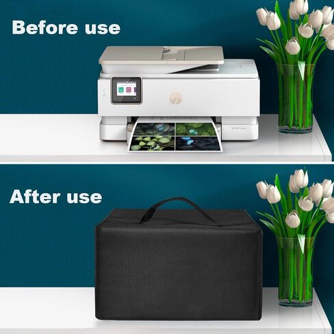 غطاء طابعة للهاتف المحمول والكمبيوتر اللوحي لطابعة HP ENVY Inspire 7955e/7958e/for Epson ET-15000 اللاسلكية الكل في واحد، طابعة نافثة للحبر ملونة، ماسح ضوئي، ناسخة، طباعة متنقلة (فضي) in Kuwait