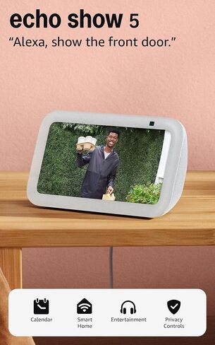 Echo Show 5 with Legrand Radiant Smart Plug in Saudi Arabia