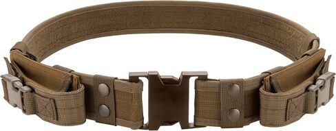 حزام Barska Loaded Gear التكتيكي - قابل للتعديل للخدمة الشاقة 34-44 بوصة مع أكياس قابلة للإزالة للاستخدام في الهواء الطلق in Saudi Arabia