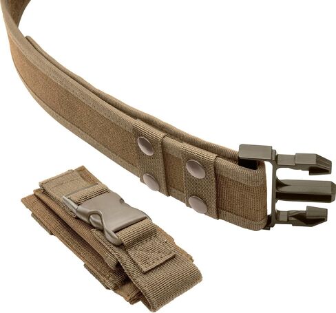 حزام Barska Loaded Gear التكتيكي - قابل للتعديل للخدمة الشاقة 34-44 بوصة مع أكياس قابلة للإزالة للاستخدام في الهواء الطلق in Saudi Arabia
