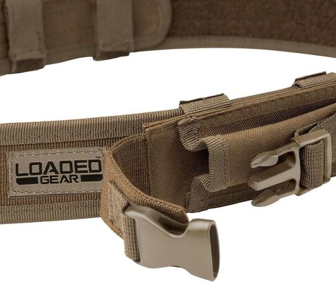 حزام Barska Loaded Gear التكتيكي - قابل للتعديل للخدمة الشاقة 34-44 بوصة مع أكياس قابلة للإزالة للاستخدام في الهواء الطلق in Saudi Arabia
