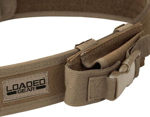 حزام Barska Loaded Gear التكتيكي - قابل للتعديل للخدمة الشاقة 34-44 بوصة مع أكياس قابلة للإزالة للاستخدام في الهواء الطلق in Saudi Arabia