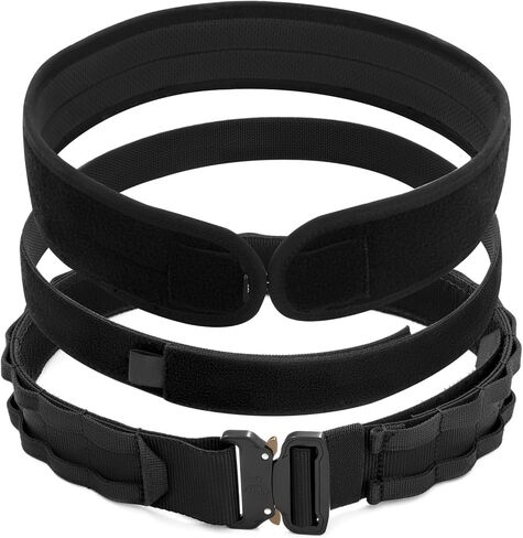 Tactical Heavy Duty Belts Quick Release Rigger Molle Belt Outer and Inner Belt with Anti-Slip Pad in Kuwait