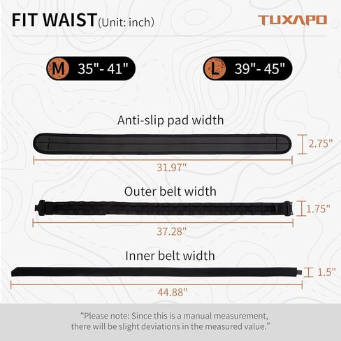 Tactical Heavy Duty Belts Quick Release Rigger Molle Belt Outer and Inner Belt with Anti-Slip Pad in Kuwait