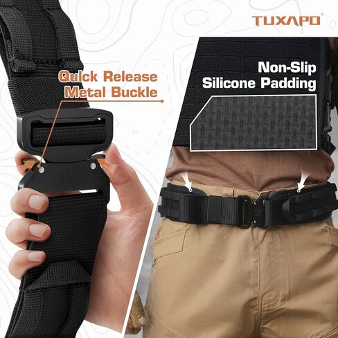Tactical Heavy Duty Belts Quick Release Rigger Molle Belt Outer and Inner Belt with Anti-Slip Pad in Kuwait