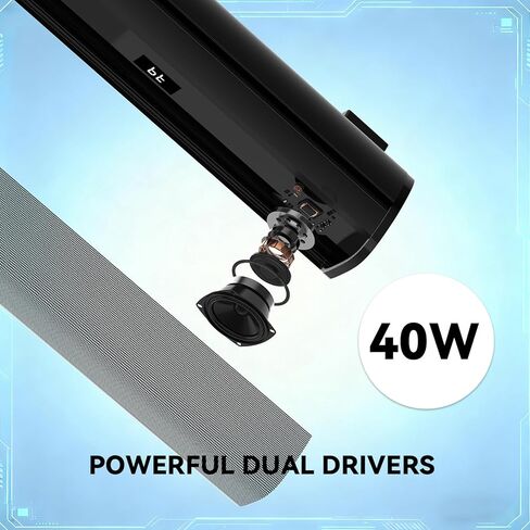 شريط الصوت HDMI للتلفزيون الذكي، أشرطة الصوت المحيطي للمسرح المنزلي، مكبرات صوت التلفزيون شريط الصوت بلوتوث HDMI AUX OPT COAX USB نظام الصوت المحيطي المنزلي لجهاز عرض الكمبيوتر، أخبار الألعاب/الموسيقى/الأفلام، أسود in Kuwait