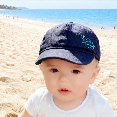 Baby Baseball Cap Cotton Soft Newborn Infant Sun Hat Boy Girl | Lightweight breathable cotton knit, soft brim UV protection, elastic adjustable fit, stylish versatile for all seasons in Saudi Arabia