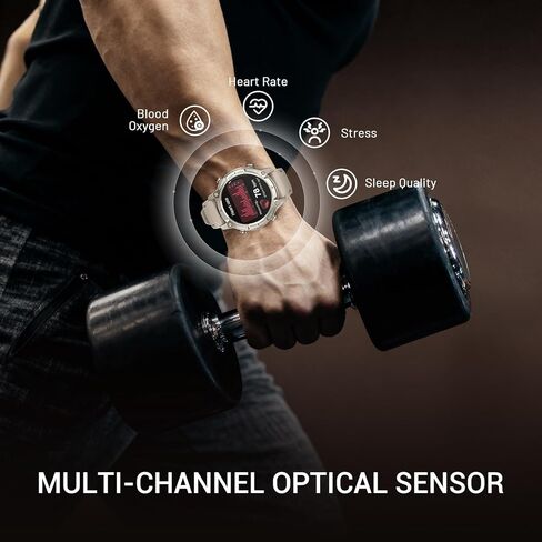 2026 AI Smart Watch with Standalone GPS & Offline Maps, 5ATM Waterproof, 1.43" AMOLED, 21-Day Battery, 178 Sports Modes, Compass, Heart Rate/SpO2/Stress/Sleep Monitor, for Android iOS Men Women Black in Kuwait