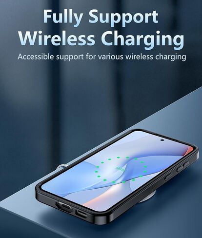 FNTCASE for Samsung Galaxy S25-FE Case: for Samsung Galaxy S25 FE Clear Military Grade Drop Protection Anti Yellowing Cell Phone Cover - Rugged Shockproof Protective Bumper Transparent Phonecase in Saudi Arabia