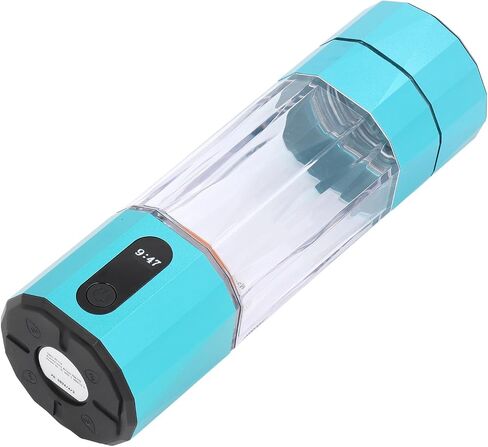 Dpofirs Hydrogen Water Machine, 6000 to 8000 PPB 208ml Portable Hydrogen Water Bottle LED Display Rechargeable for Office Travel Exercise (Blue) in Saudi Arabia