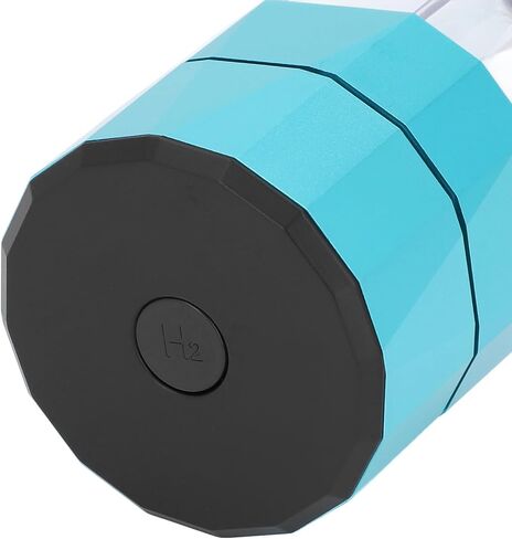 Dpofirs Hydrogen Water Machine, 6000 to 8000 PPB 208ml Portable Hydrogen Water Bottle LED Display Rechargeable for Office Travel Exercise (Blue) in Saudi Arabia