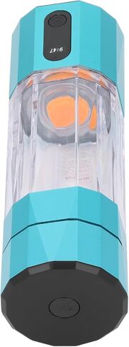 Dpofirs Hydrogen Water Machine, 6000 to 8000 PPB 208ml Portable Hydrogen Water Bottle LED Display Rechargeable for Office Travel Exercise (Blue) in Saudi Arabia