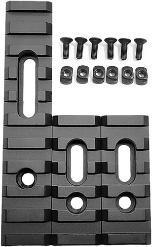 Slotted Metal Made (NOT Plastic) Picatinny Section Kit Set for Mlok Compatible in Saudi Arabia