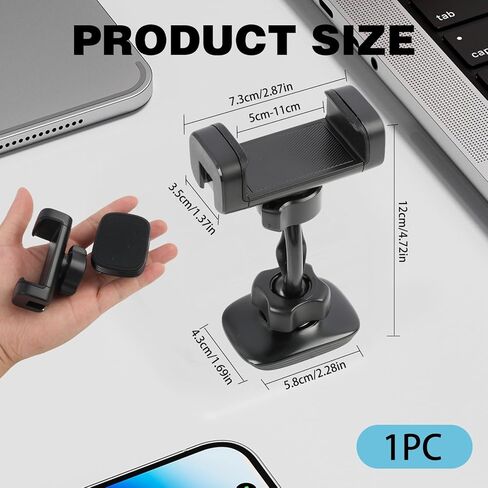 1Pcs Gym Magnetic Phone Holder,Portable Gym Magnetic Phone Holder - Adjustable Bendable Stand for Workout Enthusiasts, Fitness Lovers in Home Gyms & Fitness Centers in Kuwait