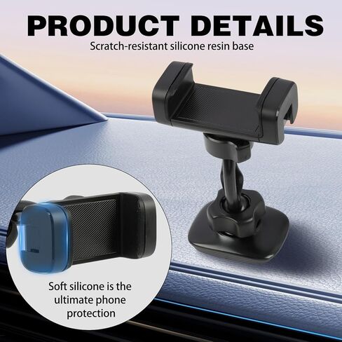 1Pcs Gym Magnetic Phone Holder,Portable Gym Magnetic Phone Holder - Adjustable Bendable Stand for Workout Enthusiasts, Fitness Lovers in Home Gyms & Fitness Centers in Kuwait