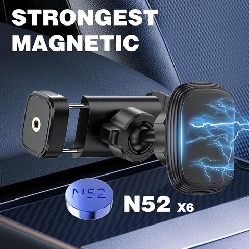 1Pcs Gym Magnetic Phone Holder,Portable Gym Magnetic Phone Holder - Adjustable Bendable Stand for Workout Enthusiasts, Fitness Lovers in Home Gyms & Fitness Centers in Kuwait