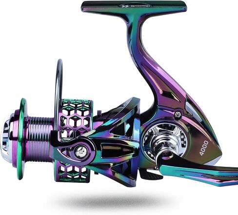 Sougayilang Colorful Fishing Reel 13 +1 BB Light Weight Ultra Smooth Powerful Spinning Reels, with CNC Line Management Graphite Frame, for Freshwater in Saudi Arabia