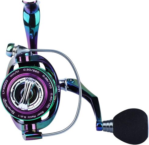 Sougayilang Colorful Fishing Reel 13 +1 BB Light Weight Ultra Smooth Powerful Spinning Reels, with CNC Line Management Graphite Frame, for Freshwater in Saudi Arabia