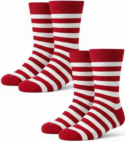 Syhood 2 Pairs Men's Dress Socks Combed Cotton Anti Odor Quick Dry Moisture Wicking Size 8-14 Crew Socks in Saudi Arabia