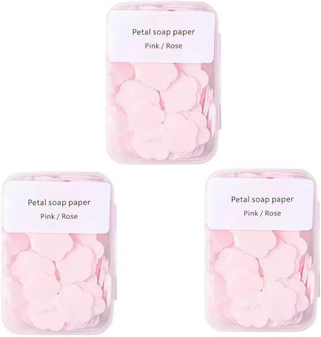 300pcs Portable Hand Washing Soap Sheets, Scented Mini Soap Sheets, Paper Soap for Travel,Disposable Soluble Soap for Outdoor Travel, Camping, Hiking in Saudi Arabia