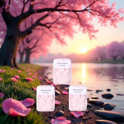 300pcs Portable Hand Washing Soap Sheets, Scented Mini Soap Sheets, Paper Soap for Travel,Disposable Soluble Soap for Outdoor Travel, Camping, Hiking in Saudi Arabia