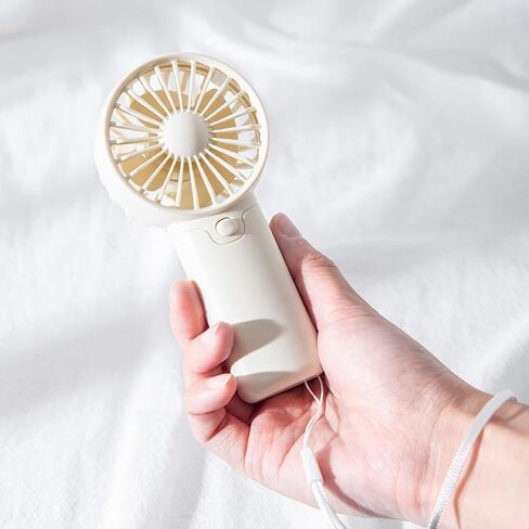 Mini Portable Fan, Personal Desktop Handheld Fan (Batteries Not Included) for Home and Office, Summer Gift,White in Saudi Arabia