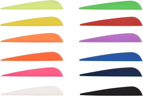 GPP 100PK 3 بوصة من البلاستيك السهم ريشة TPU Fletchings لقوس الرماية السهم DIY in Kuwait