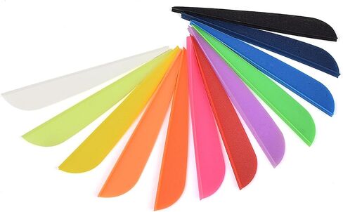 GPP 100PK 3 بوصة من البلاستيك السهم ريشة TPU Fletchings لقوس الرماية السهم DIY in Kuwait