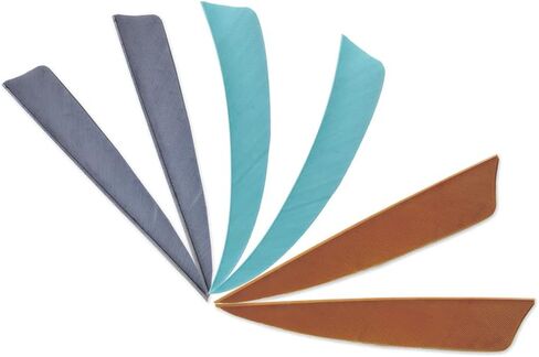 50 Pcs 4 Inch 5 Inch Archery Arrow Fletching Turkey Feather Fletching Right Wing Left Wing Feather Real Arrow Vanes for Hunting Arrow Accessories DIY Archery in Saudi Arabia