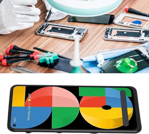 GOWENIC لاستبدال شاشة Pixel 5A 5G، مجموعة العرض مع التعرف على بصمات الأصابع، متوافق مع G1F8F G4S1M، مع أدوات إصلاح، GOWENIC7mzt4yq9g0 in Saudi Arabia