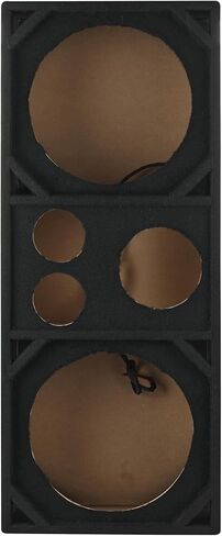 DS18 VOC12PRO Dual 12" Voceteo Ported Enclosure | Dual 4" Tweeters + 2" Driver Slot | Prewired & Speakon-Ready MDF Box | Black Carpet Finish | Chuchero Box in Saudi Arabia