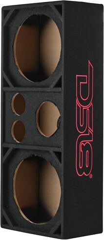 DS18 VOC12PRO Dual 12" Voceteo Ported Enclosure | Dual 4" Tweeters + 2" Driver Slot | Prewired & Speakon-Ready MDF Box | Black Carpet Finish | Chuchero Box in Saudi Arabia