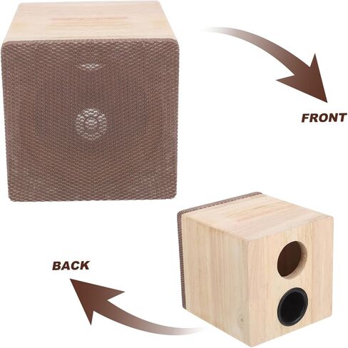 Wooden Car Audio Speaker Box for Trucks Anti-Resonance Subwoofer Enclosure with Natural Finish Easy Installation Enhanced Bass for Automotive Sound Systems in Saudi Arabia