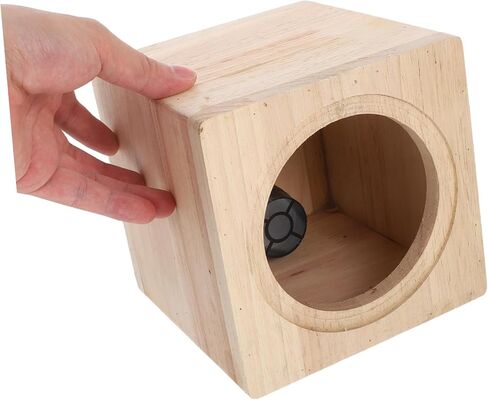 Wooden Car Audio Speaker Box for Trucks Anti-Resonance Subwoofer Enclosure with Natural Finish Easy Installation Enhanced Bass for Automotive Sound Systems in Saudi Arabia
