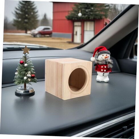Wooden Car Audio Speaker Box for Trucks Anti-Resonance Subwoofer Enclosure with Natural Finish Easy Installation Enhanced Bass for Automotive Sound Systems in Saudi Arabia