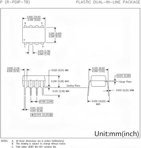 15PCS TLC555CP TLC555 CMOS Timers IC Chip DIP-8 in Saudi Arabia
