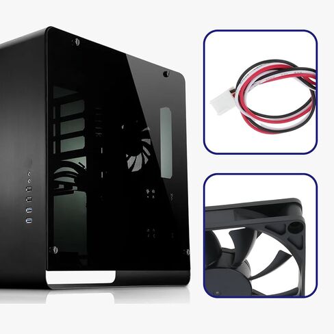 Cooling Fan DC Brushless FBK08T24H 80x80x15mm 24V 0.17A for Server Network Industrial Computer Hardware in Saudi Arabia