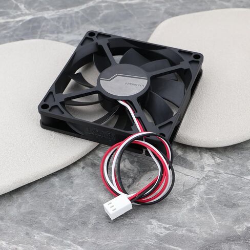 Cooling Fan DC Brushless FBK08T24H 80x80x15mm 24V 0.17A for Server Network Industrial Computer Hardware in Saudi Arabia
