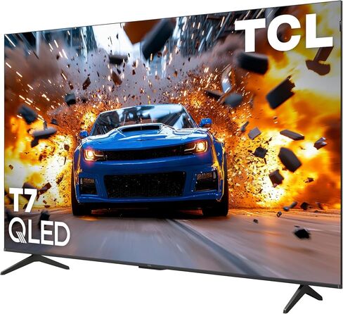 تي سي ال 75 بوصة فئة T7 سلسلة | 4K كيو ال اي دي اتش دي ار | 75T7 موديل 2025 | 120 هرتز - 144 هرتز سطوع عالي تلفزيون جوجل الذكي دولبي أتموس أوديو | تلفزيون تدفق الألعاب الصوتي عن بعد Alexa in Saudi Arabia