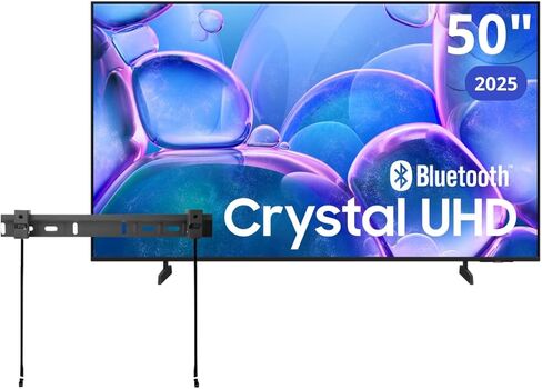 Samsung 55" Class Crystal UHD U7900F (2025) 4K Smart TV HDR 10+ Motion Xcelerator Bluetooth Bixby, Alexa, Google Assistant with Wall Mount(Renewed) in Kuwait