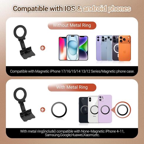 KIWIFOTOS Magnetic Phone Mount for Xbox Wireless Gaming Controller (2025) Phone Stand Holder for iPhone 17 16 15 14 Samsung Pixel Smartphone in Saudi Arabia