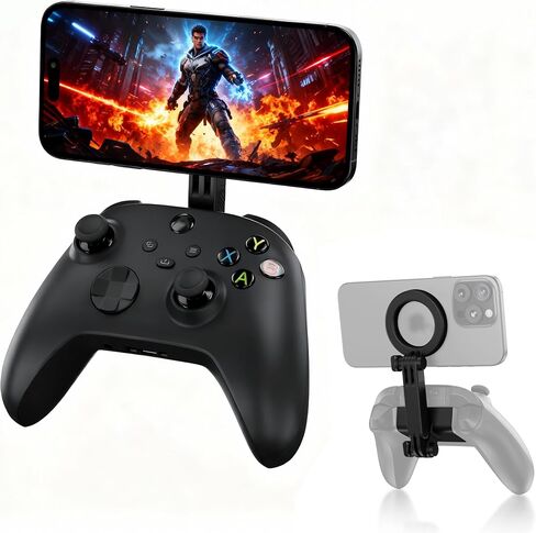 KIWIFOTOS Magnetic Phone Mount for Xbox Wireless Gaming Controller (2025) Phone Stand Holder for iPhone 17 16 15 14 Samsung Pixel Smartphone in Saudi Arabia