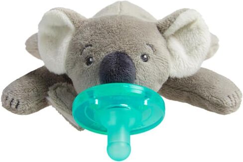 Philips Avent Soothie Snuggle Pacifier Holder with Detachable Pacifier, 0m+, Cow, SCF347/05 in Saudi Arabia