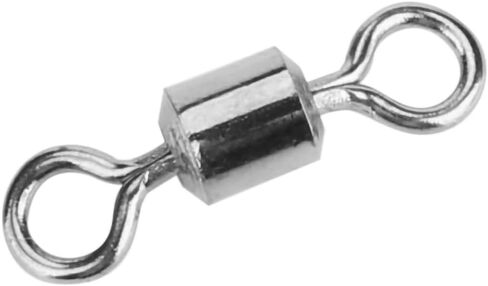 Ball Bearing Swivels Connector, High-Strength Stainless Steel 8-Shaped Solid Welded Rings Swivels with Fishing Tackle Box for Saltwater Freshwater Fishing in Saudi Arabia
