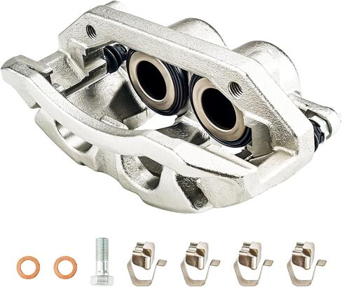 KAX 18B5055 Brake Caliper Compatible with Ram 1500 2011 2012 2013 2014 2015 2016 2017 2018, Front Left Disc Brake Caliper in Saudi Arabia