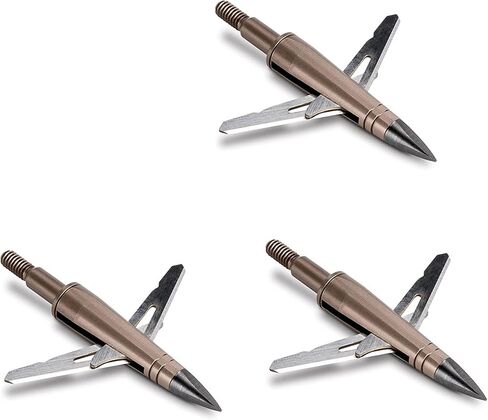 New Archery Products NAP Slingblade Crossbow Hunting Front Deploying Mechanical 3 Pieces Broadhead Set in Kuwait