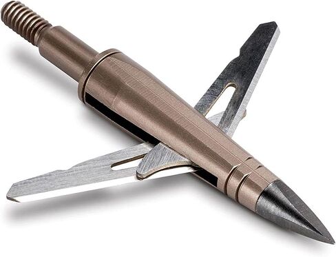 New Archery Products NAP Slingblade Crossbow Hunting Front Deploying Mechanical 3 Pieces Broadhead Set in Kuwait